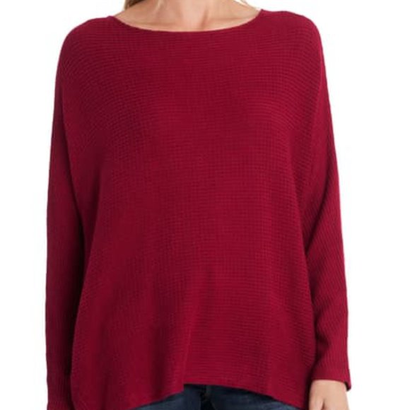 1. State Tops - 1.STATE Knot Back Waffle Knit Top Size M